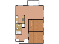 Evergreen Pointe 2 Bedroom - evergreen 2 bdrm made with Floorplanner