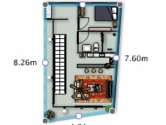Garagem  - Casa emerson 2 made with Floorplanner