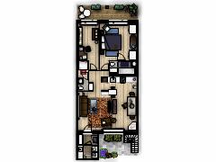 Richard's & Pip's house - Richard's flat made with Floorplanner
