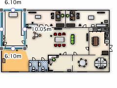 Verloskundigepraktijk - Eerste ontwerp made with Floorplanner