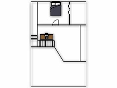 My first project - Loft made with Floorplanner
