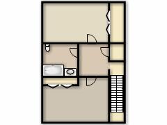Norwood 2 Bdrm Type A - First design made with Floorplanner