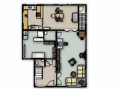 Mijn eerste project - dutsel(kopie) made with Floorplanner