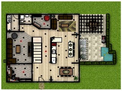 My first project - electrical made with Floorplanner