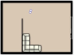 salão - First design made with Floorplanner