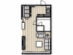 Mijn eerste project - plattegrond made with Floorplanner