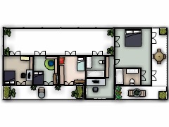 My first project - First design made with Floorplanner