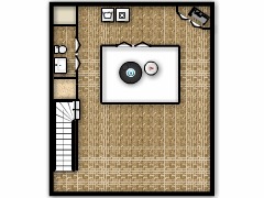 My Dream Home - Basement made with Floorplanner
