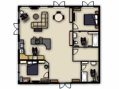 My first project - type a name made with Floorplanner