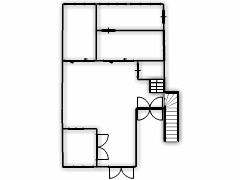 My first project - 1st floor made with Floorplanner