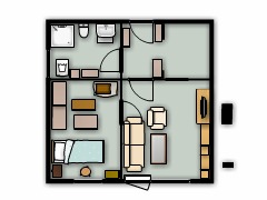 Mein erstes Projekt - oma1 made with Floorplanner