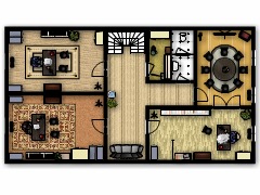 Darius Grady Co. - First floor made with Floorplanner