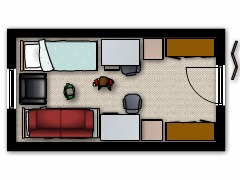 My first project - Second design made with Floorplanner