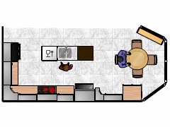 Our House - Kitchen made with Floorplanner