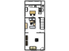 My first project - 75 Mary St(copy) made with Floorplanner