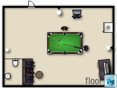 My first project - plan 2 made with Floorplanner