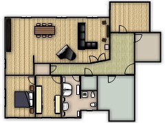 Via Butturini 9 - Layout da piantina made with Floorplanner