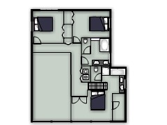 New floorplan - Draft 3 upstairs made with Floorplanner