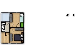 Nieuwe plattegrond - tweede ontwerp made with Floorplanner