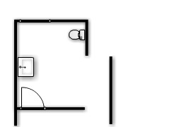 Inbal - Bathroom RETURN made with Floorplanner