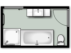 SK-101-FEB2010 - bath1 made with Floorplanner