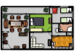 My house  - type a name made with Floorplanner
