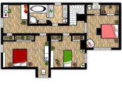 21 Lakeshore - First design made with Floorplanner