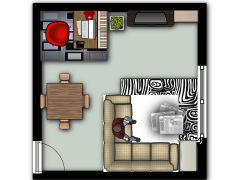 Mi primer proyecto - salon made with Floorplanner