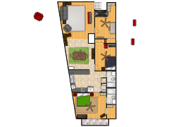 My first project - Mike and Melissa made with Floorplanner