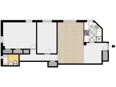 two bedroom | one bathroom - First design made with Floorplanner