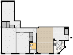 three bedroom | one bathroom - First design made with Floorplanner