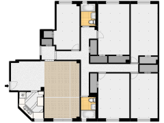 five bedroom | two bathroom - First design made with Floorplanner