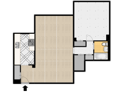 one bedroom | one bathroom - First design made with Floorplanner