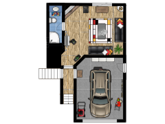 Neptune, Dorval - First design(copy) made with Floorplanner