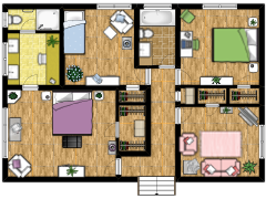 2440 Stevens - First design made with Floorplanner