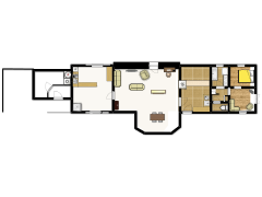 La Treille - The Main House - kitchen remodel made with Floorplanner