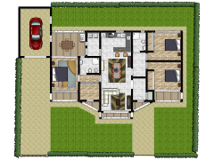 1ª casa - FÉRIAS made with Floorplanner