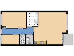 Van Meerbeekstraat 70 - 2e verdieping made with Floorplanner