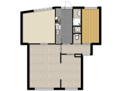 demo project - Derde verdieping made with Floorplanner