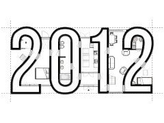 2012 - De beste wensen voor dit jaar - 2012 made with Floorplanner