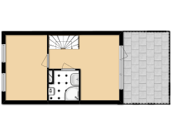 Hofzicht 4 - 2e verdieping made with Floorplanner