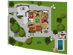 casa patio - segunda versión made with Floorplanner
