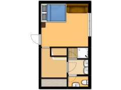 House - room 2 made with Floorplanner