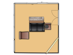 Sunroom - Sunroom made with Floorplanner