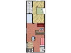 II floor - Rahul Second Design made with Floorplanner