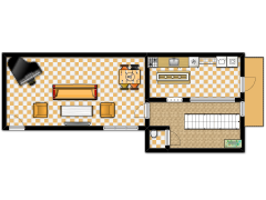 New floorplan - Apartment made with Floorplanner