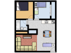Maried Housing - Family Housing made with Floorplanner