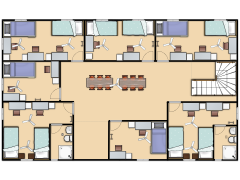 New floorplan - 3rd floor made with Floorplanner
