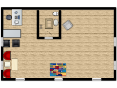 FCE - Studio made with Floorplanner