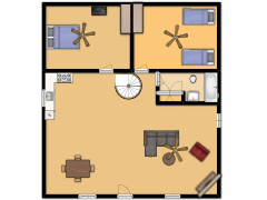cabin - First design made with Floorplanner